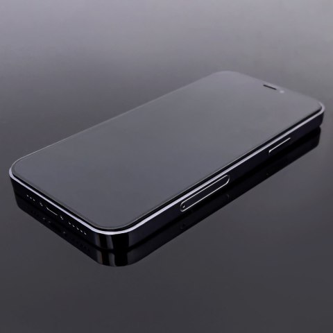 Szkło hartowane na cały ekran z ramką do iPhone 15 Pro czarne