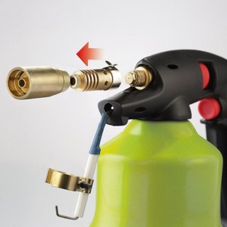 Palnik gazowy lampa lutownicza na gaz TYPHOON z piezo zapalnikiem 1.2kW MEVA