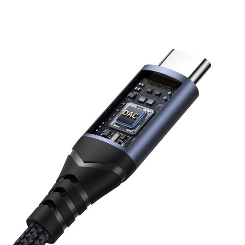 Przejściówka adapter DAC USB-C do mini jack 3.5mm czarny JOYROOM