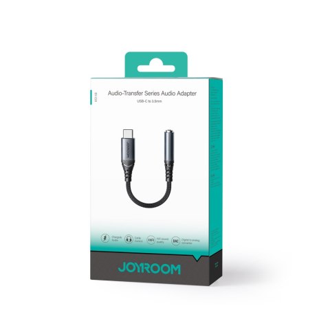 Przejściówka adapter DAC USB-C do mini jack 3.5mm czarny JOYROOM