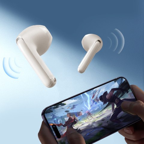 Słuchawki bezprzewodowe TWS Funpods Series JR-FB1 Bluetooth 5.3 beżowe JOYROOM