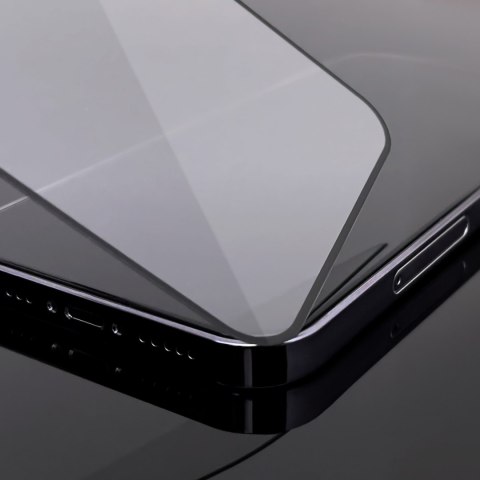 Szkło hartowane 9H na cały ekran Infinix Note 12 G96 z ramką Case Friendly czarny WOZINSKY