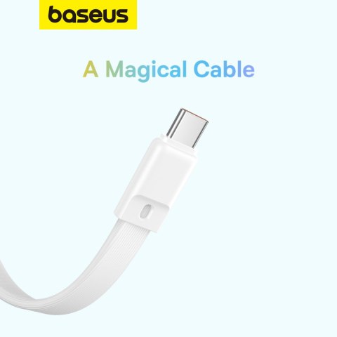 Mini Powerbank MagSafe 10000mAh 30W z kablem USB-C 0.3m biały BASEUS