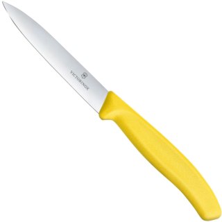 Nóż do jarzyn gładki dł. 100/212 mm - żółty Victorinox