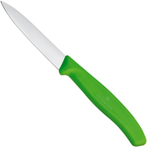 Nóż do jarzyn gładki dł. 80/190 mm - zielony Victorinox