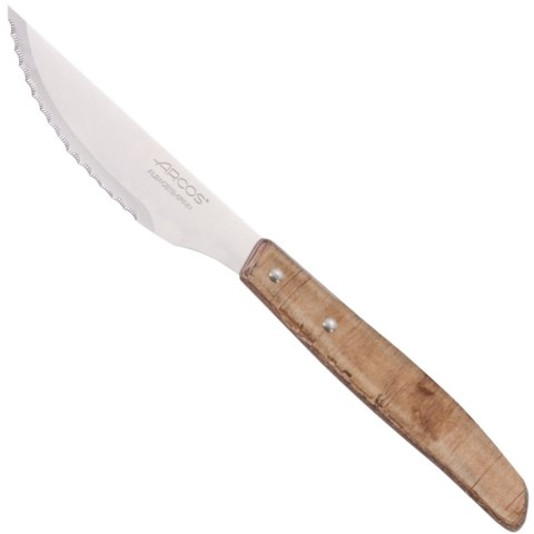 Nóż do steków pieczonych mięs jasne drewno FOREST dł. 110/220 mm Arcos