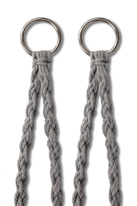 Huśtawka ogrodowa LUARO bocianie gniazdo z poduszką XXL szare 80cm 150kg Kik Sp. z o. o. Sp. k.