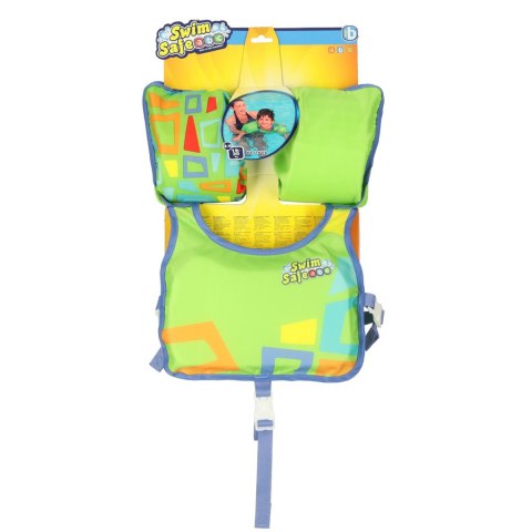 Kamizelka piankowa z rękawkami do pływania kapok dla dzieci 3-6 lat 19-30 kg BESTWAY 32174 zielona Kik Sp. z o. o. Sp. k.