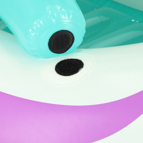 Kółko do pływania koło dmuchane z kierownicą pontonik dla dzieci z siedziskiem BESTWAY 34149 Kik Sp. z o. o. Sp. k.