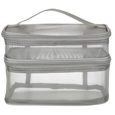 Kosmetyczka damska męska podróżna organizer składany XXL szary Kik Sp. z o. o. Sp. k.