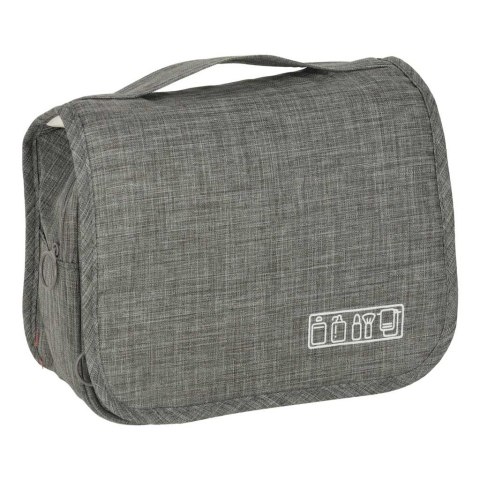Kosmetyczka podróżna torba wisząca składana organizer na kosmetyki szara Kik Sp. z o. o. Sp. k.