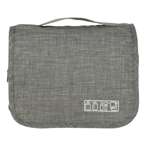 Kosmetyczka podróżna torba wisząca składana organizer na kosmetyki szara Kik Sp. z o. o. Sp. k.