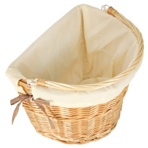 Koszyk rowerowy wiklinowy na rower RALLEX przedni pleciony click biały Kik Sp. z o. o. Sp. k.