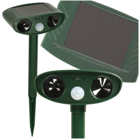 Odstraszacz solarny kretów na gryzonie kuny koty ptaki myszy szczury ultradźwięki czujnik ruchu Kik Sp. z o. o. Sp. k.