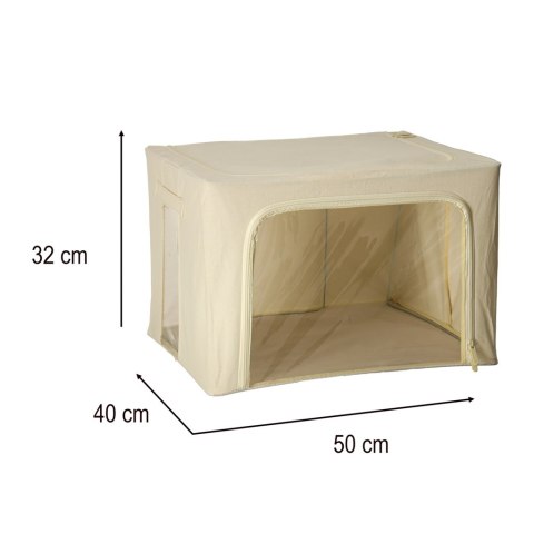 Organizer na pościel do szafy torba ze stelażem do przechowywania na ubrania zabawki 66L Kik Sp. z o. o. Sp. k.