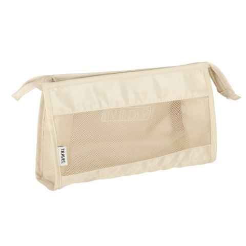 Organizery do walizki zestaw podróżny 8 sztuk akcesoria do przechowywania ubrań torby wodoodporne kosmetyczka worek na buty beżo Kik Sp. z o. o. Sp. k.