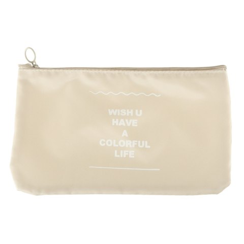 Organizery do walizki zestaw podróżny 8 sztuk akcesoria do przechowywania ubrań torby wodoodporne kosmetyczka worek na buty beżo Kik Sp. z o. o. Sp. k.