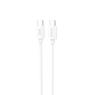 Kabel przewód L4C USB-C - USB-C 30W 480Mb/s 1.2m - biały DUDAO