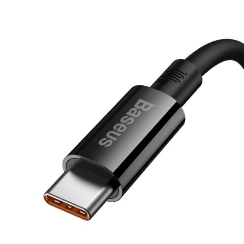 Kabel przewód Superior Series USB-A - USB-C 100W 1m - czarny BASEUS