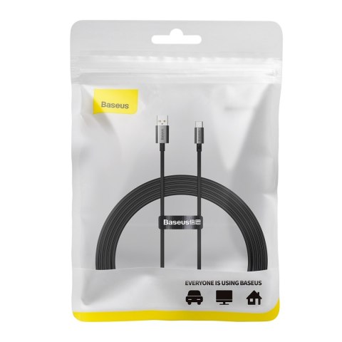 Kabel przewód Superior Series USB-A - USB-C 100W 1m - czarny BASEUS
