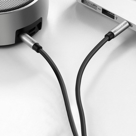 Kabel przewód audio AV119 mini jack 3.5mm 5m - czarny UGREEN