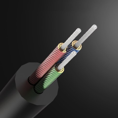Kabel przewód audio AV119 mini jack 3.5mm 5m - czarny UGREEN