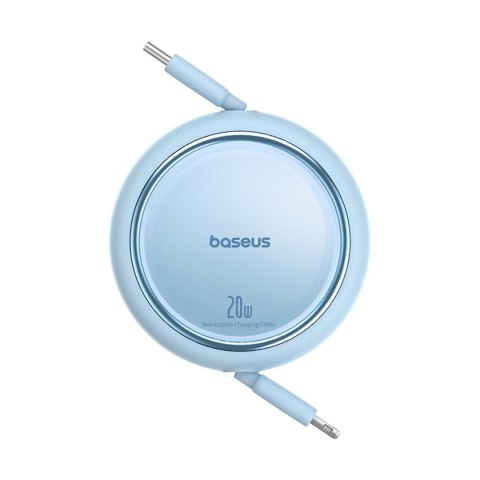 Kabel przewód zwijany Free2Pull USB-C - iPhone Lightning 20W 1m - niebieski BASEUS
