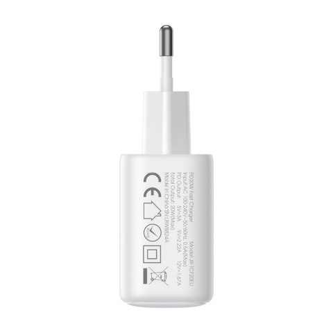 Ładowarka sieciowa 2x USB-C 20W PD QC 3.0 - biała JOYROOM
