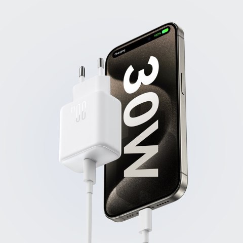Ładowarka sieciowa USB-C PD 30W QC SFC - biała JOYROOM