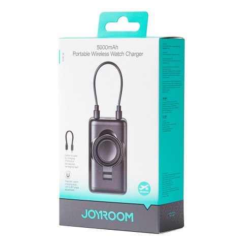 Powerbank do smartwatchy 5000mAh USB-C Lightning - czarny JOYROOM
