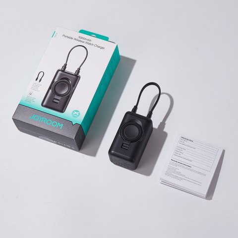 Powerbank do smartwatchy 5000mAh USB-C Lightning - czarny JOYROOM