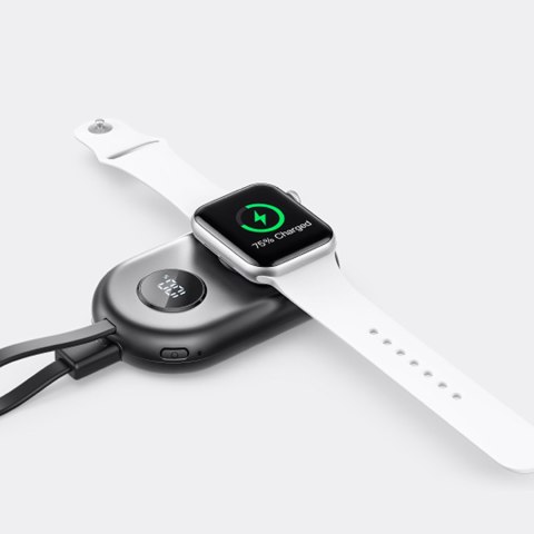 Powerbank do smartwatchy 5000mAh USB-C Lightning - czarny JOYROOM