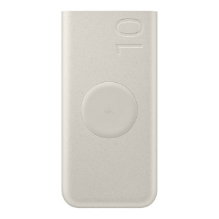 Powerbank indukcyjny Samsung 10000mAh 2x USB-C 25W SFC - beżowy SAMSUNG