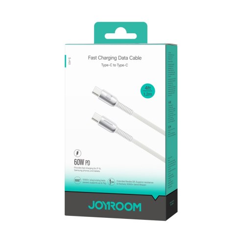 Kabel przewód Cutting-Edge Series 60W USB-C - USB-C 1.2m - szary JOYROOM