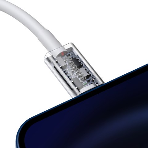 Kabel przewód Superior Series USB-C / Lightning PD 20W 2m - biały BASEUS