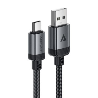 Kabel przewód USB-A - USB-C 480Mb/s 3A 1.2m - czarny ACEFAST