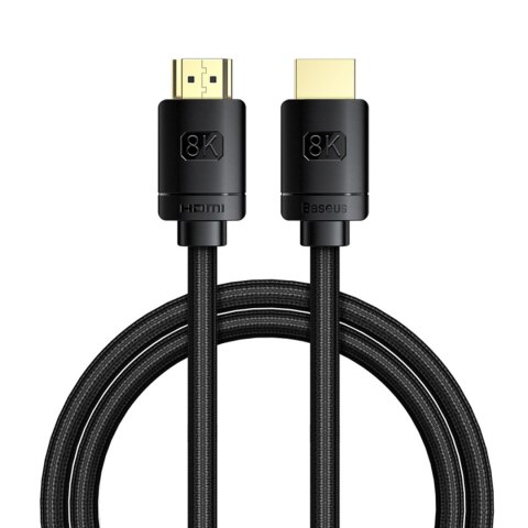 Kabel video HDMI High Definition Series 8K 1m - czarny BASEUS