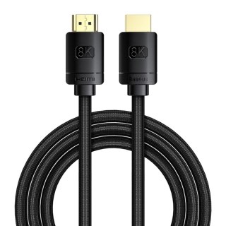 Kabel video HDMI High Definition Series 8K 2m - czarny BASEUS