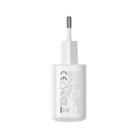 Ładowarka sieciowa USB-C USB-A 20W PD QC 3.0 - biała JOYROOM