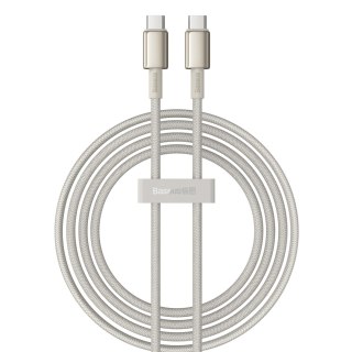 Kabel przewód Tungsten Gold USB-C 100W 2m - złoty BASEUS