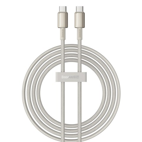 Kabel przewód Tungsten Gold USB-C 100W 2m - złoty BASEUS