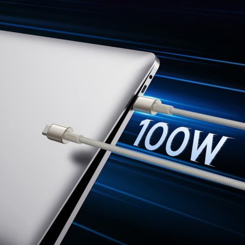 Kabel przewód Tungsten Gold USB-C 100W 2m - złoty BASEUS