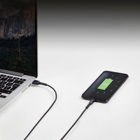 Kabel przewód USB-A - Micro-USB 2m - czarny SBS