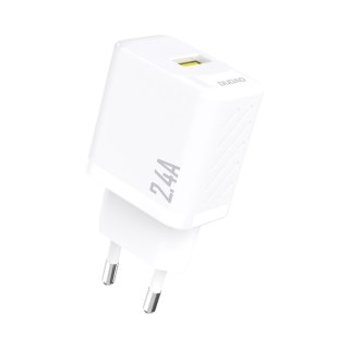 Ładowarka sieciowa 2.4A USB-A - biała DUDAO