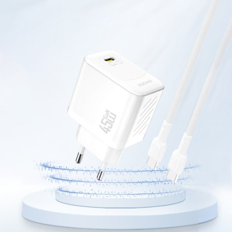 Ładowarka sieciowa A28 GaN USB-C 45W - biała DUDAO