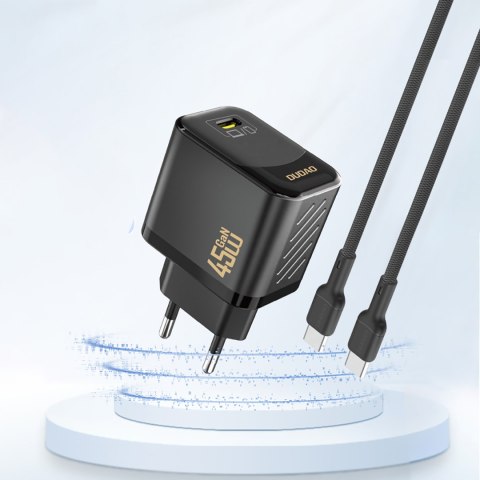Ładowarka sieciowa A28 GaN USB-C 45W - czarna DUDAO