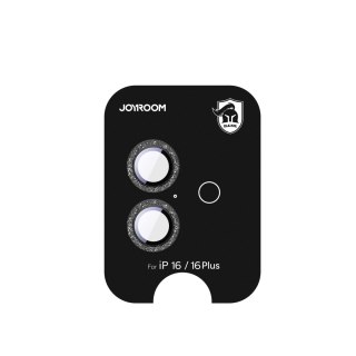 Szkło ochronne na obiektywy iPhone 16/16 Plus - czarne JOYROOM