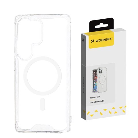 Etui case na Samsung Galaxy S24 FE Clear Corner Case MagSafe - przezroczyste WOZINSKY