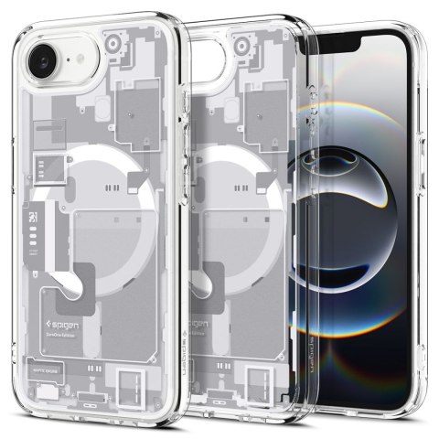Etui case na iPhone 16e Zero One Ultra Hybrid MagSafe - białe SPIGEN
