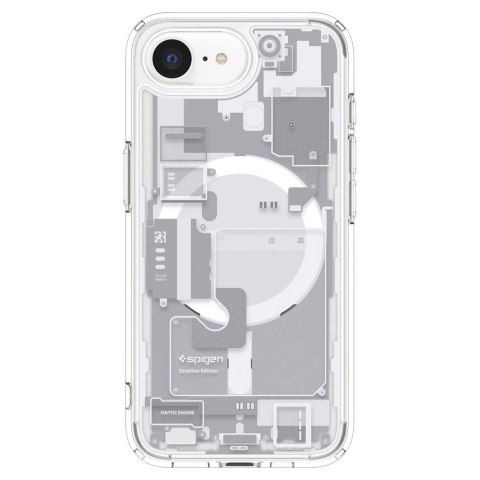 Etui case na iPhone 16e Zero One Ultra Hybrid MagSafe - białe SPIGEN